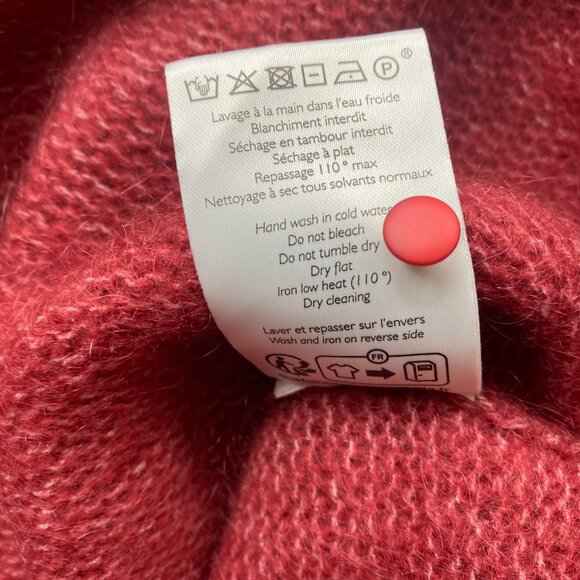 Sezane Anaelle Cardigan Sweater in Rosewood, Size L New - Picture 9 of 10
